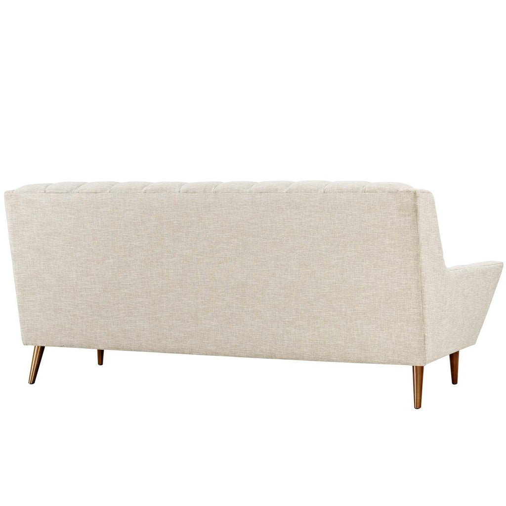 Modway Response Upholstered Fabric, Sofa, Beige