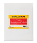 School Smart 8-1/2 X 11 In Copier Film Without Sensing Strip, Pack Of 100, Transparency - 079880,Blue