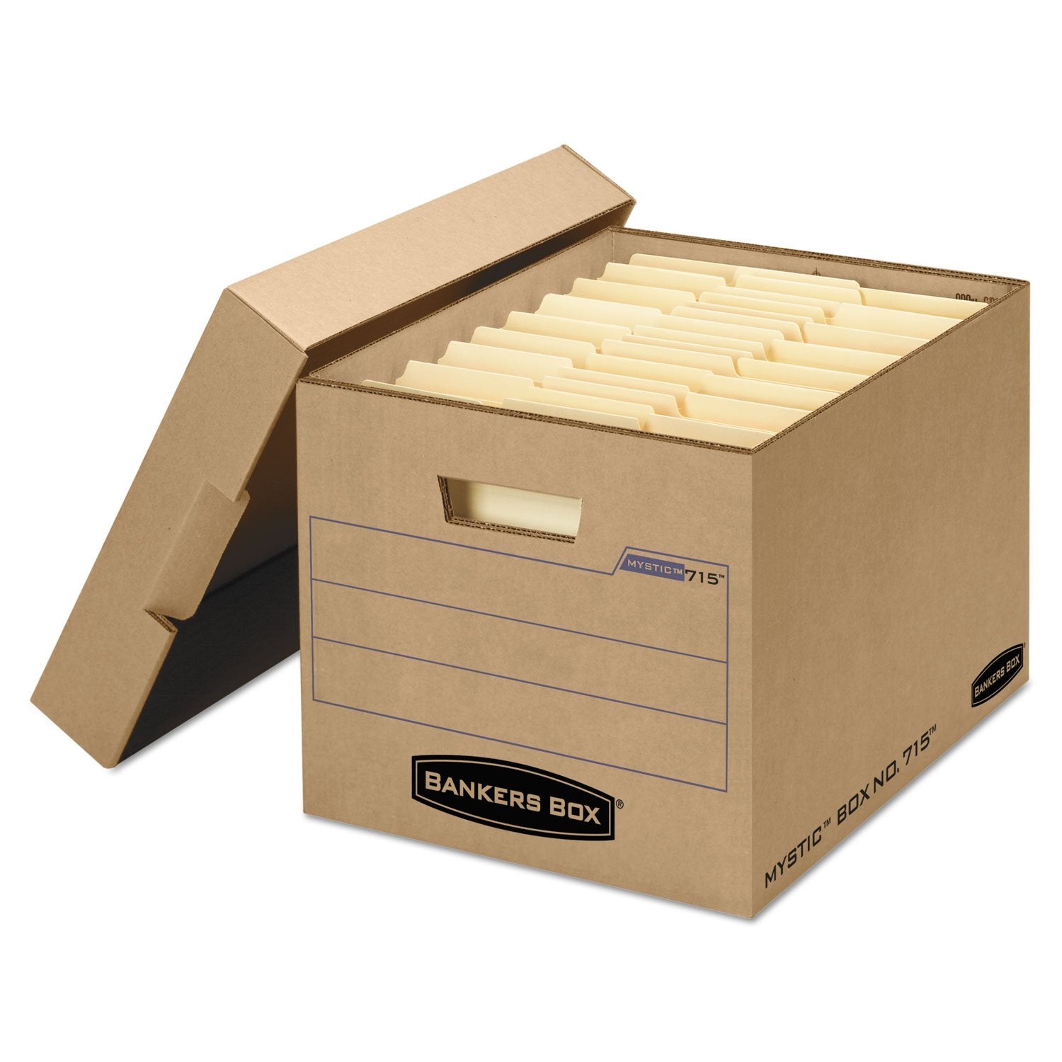 Bankers Box Mystic Boxes Storage Case, 10.8' X 13' X 16.3', Kraft