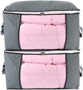 combocube Jumbo Zippered Storage Bag for Closet King Comforter, pillow, quilt, bedding, Clothes, Blanket Organizers with Large C