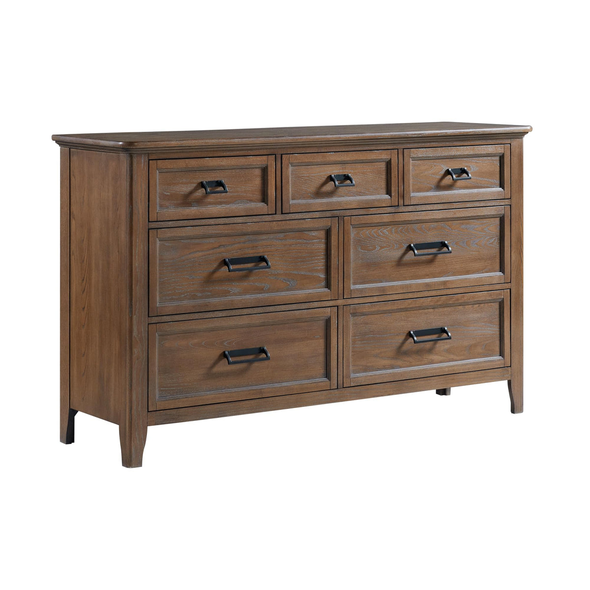 Intercon Alta, 7 Drawer Dresser, Brown