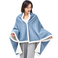 Furn Aspire Multiwear Double Layered Shawl Blanket, Wearable Shoulder Blanket, Women Ponchos, Shawls Wraps With Buttons, Winter
