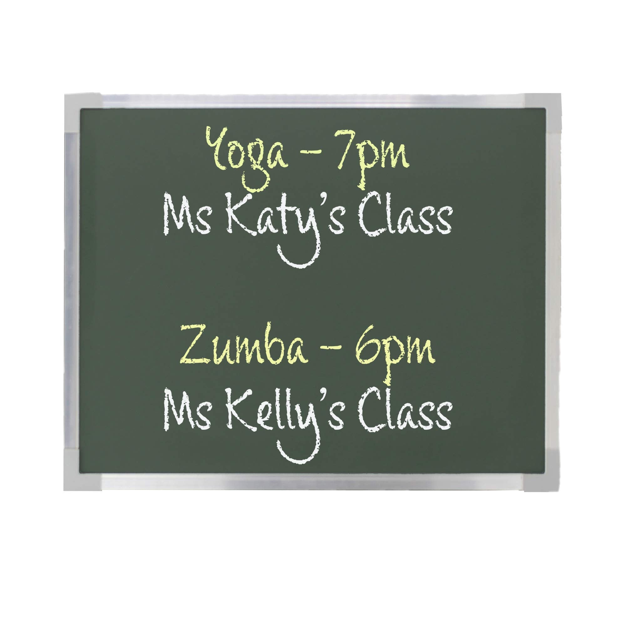 18 X 24 Aluminum Framed Green Chalkboard