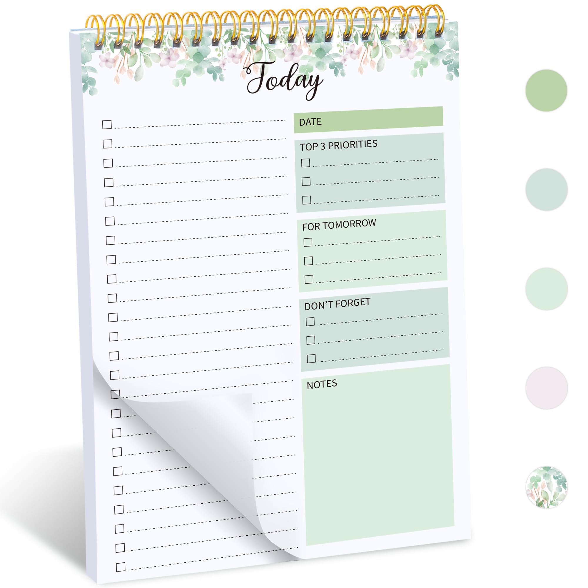 To Do List Notepad - 160 Pages Daily Planner Notepad Double Side Use To Do List Notebook Planner, 6.5' X 9.10' Task Planner Or