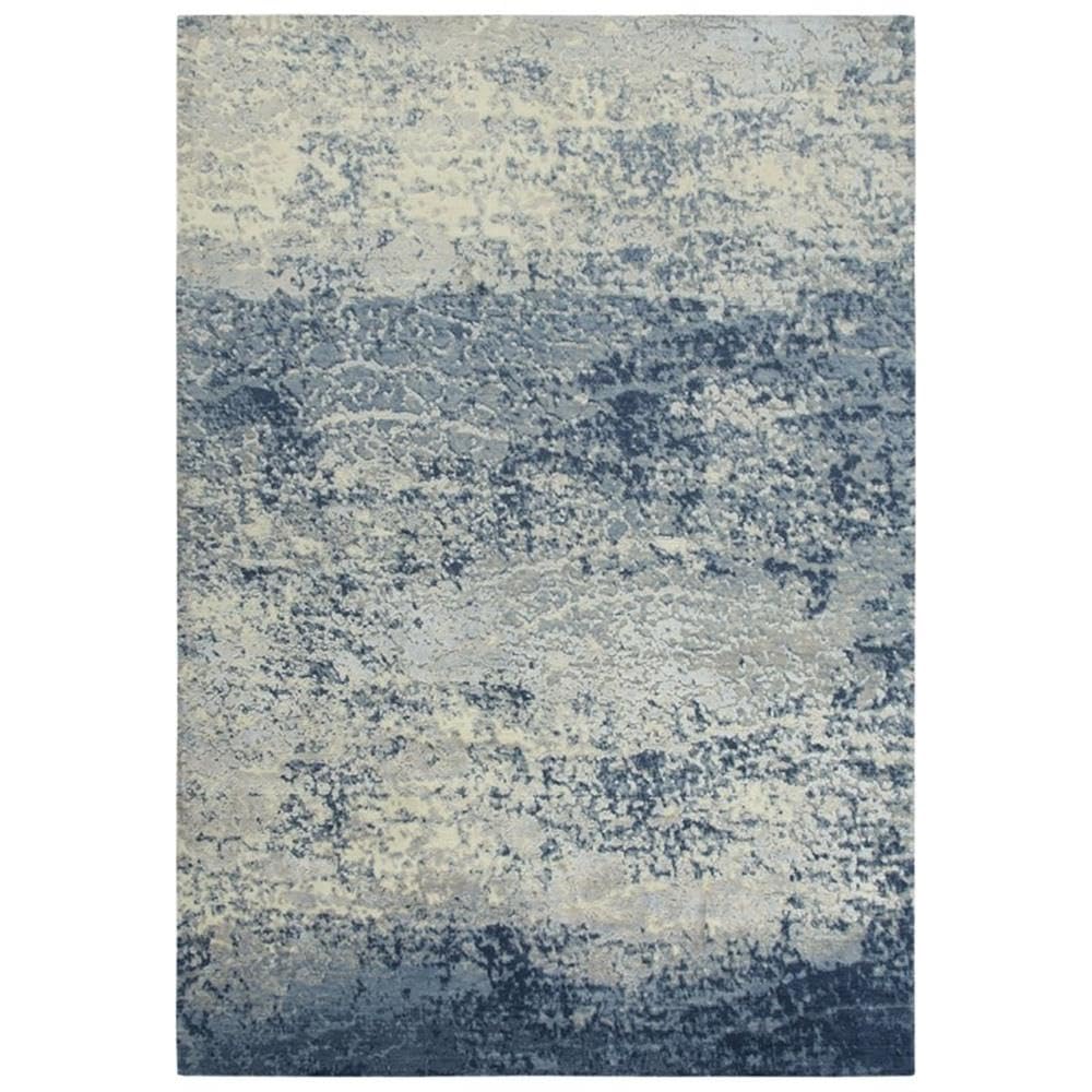 Rizzy Home Alora Decor Radiant 5' X 8' Abstract Blue/Ivory/Gray Hybrid Area Rug