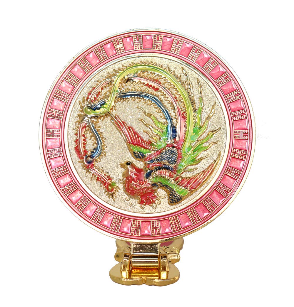 Feng Shui Phoenix Mirror with Wish-Granting Mantra