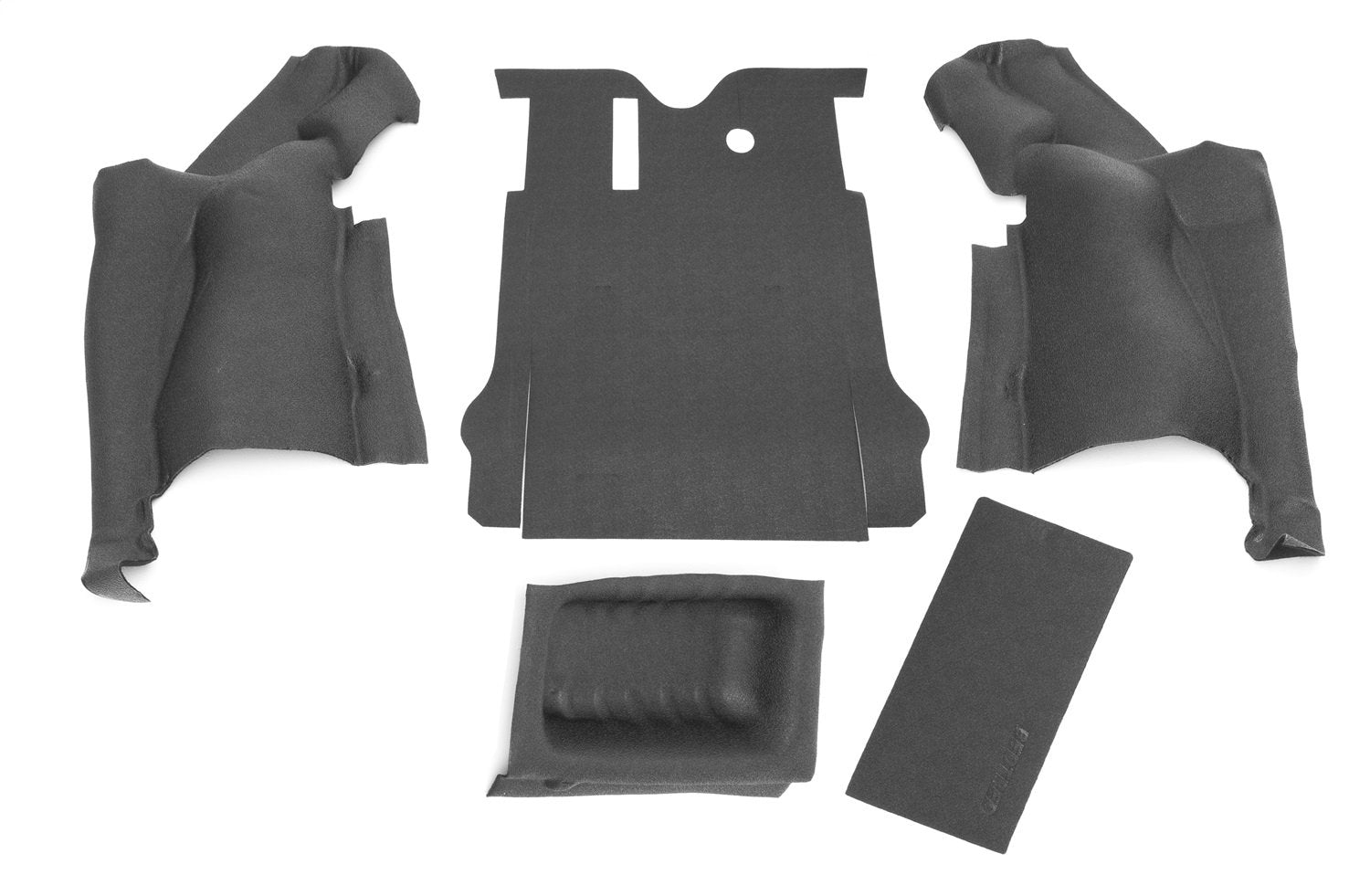Bedrug Jeep Kit - Bedtred Btjk11R2 Fits 11+ Jk 2Dr Rear 5Pc Cargo Kit (Includes Tailgate & Tub Liner)