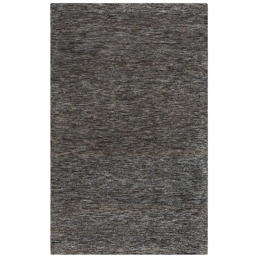 Alora Decor Winston 7'9&quot; X 9'9&quot; Speckled Solid Charcoal/Black/Grey Area Rug