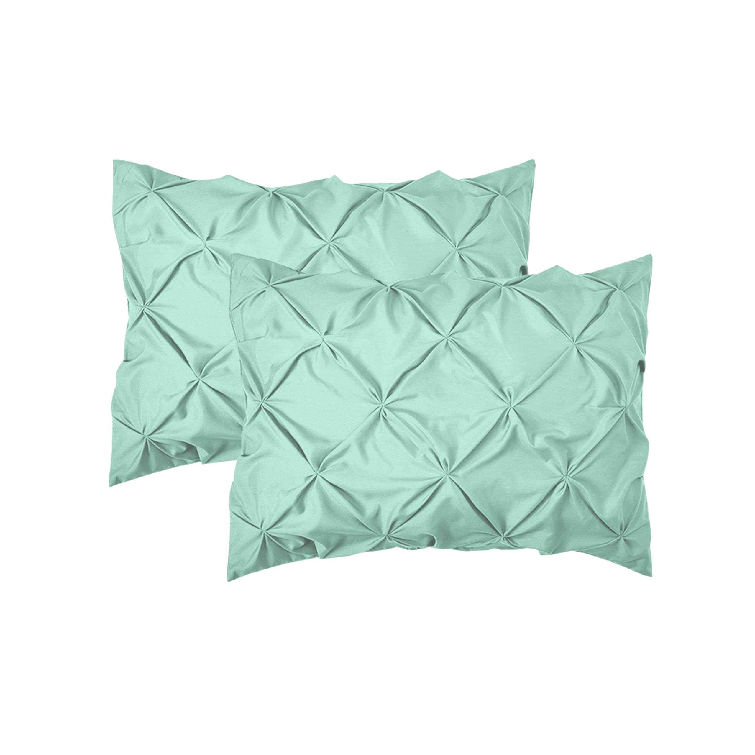 Elegant Comfort Luxury Softest, Coziest 8-Piece Bed-In-A-Bag Comforter Set - Silky Soft Complete Set Includes Bed Sheet Set With Double Sided Storage Pockets, Full/Queen, Mint Green