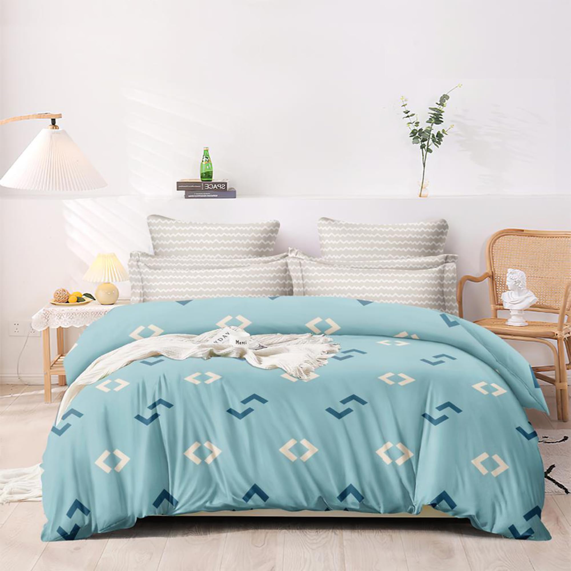 Filltex Double Bed Size Comforters For Ac Rooms, All Season Microfibre Quilted Blankets