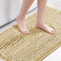 H.VERSAILTEX Microfiber Bath Rugs Chenille Floor Mat Ultra Soft Washable Bathroom Dry Fast Water Absorbent Bedroom Area Rugs, 24