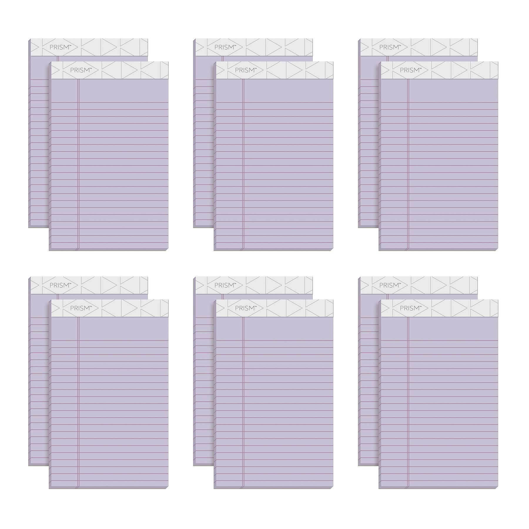 Tops 63040 Prism Plus Colored Legal Pads, 5 X 8, Orchid, 50 Sheets (Pack Of 12)