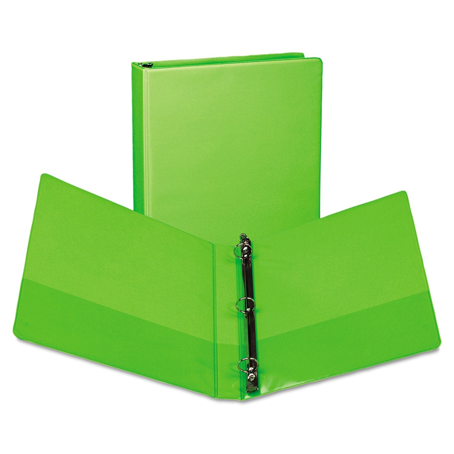 Samsill Earths Choice Biobased Durable Fashion Color 3 Ring View Binder, 1 Inch Round Ring, Up To 25% Plant Based Plastic, Usda