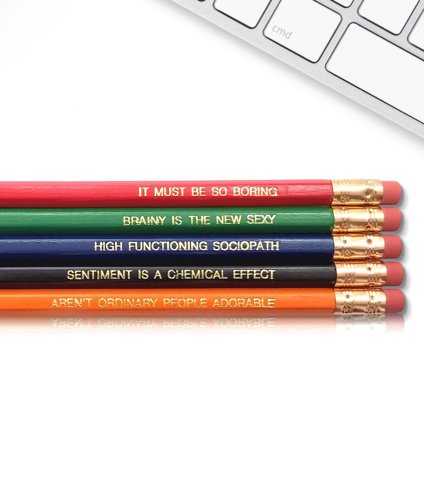 Sherlock Holmes Bbc - Inspirational Pencils Engraved With Funny And Motivational Sayings For School And The Office
