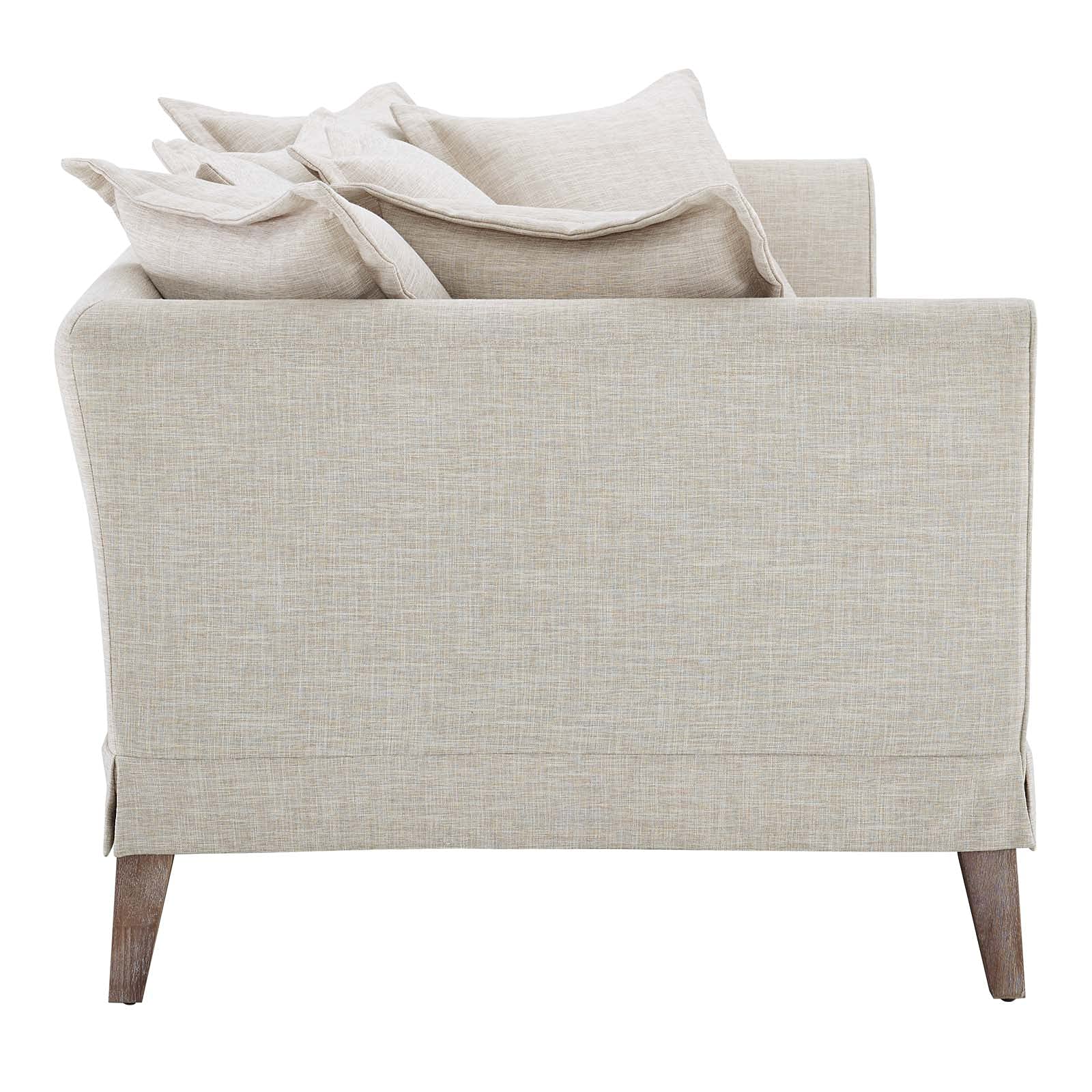 Modway EEI-4909-BEI Rowan Fabric Sofa, Beige