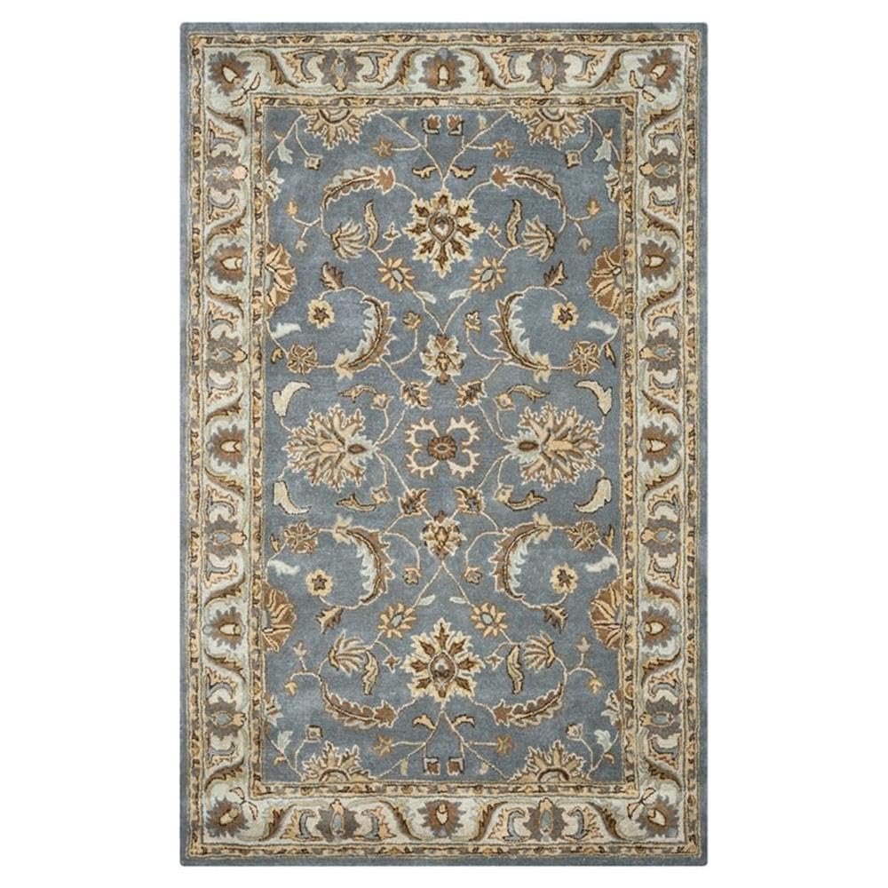 Rizzy Home Alora Decor Sareena 3' X 5' Border Gray/Blue/Brown/Tan/Blue/Lt. Teal Area Rug