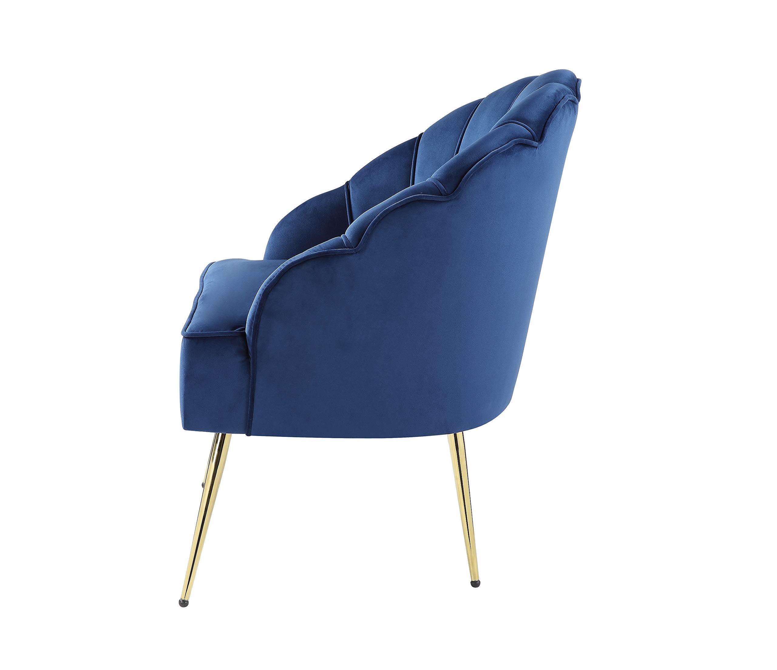 Lilola Home Lhf-88878Be Accent Chair, Blue