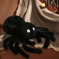 Yrxrus Spider Pillows, Halloween Spider Shaped Throw Pillows For Happy Halloween Room Decor, Black Pillows 12X18 Inches Soft Fau