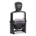 Trodat T5444 Trodat Professional 5-In-1 Date Stamp, Self-Inking, 1 1/8 X 2, Blue/Red