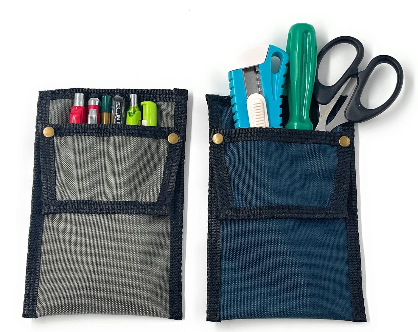 Suchi Pocket Protector- Pen Holder Pouch Organizer For Shirts, Lab Coats, Pants - Multi-Purpose - Holds Pens, Pencils, Tools And