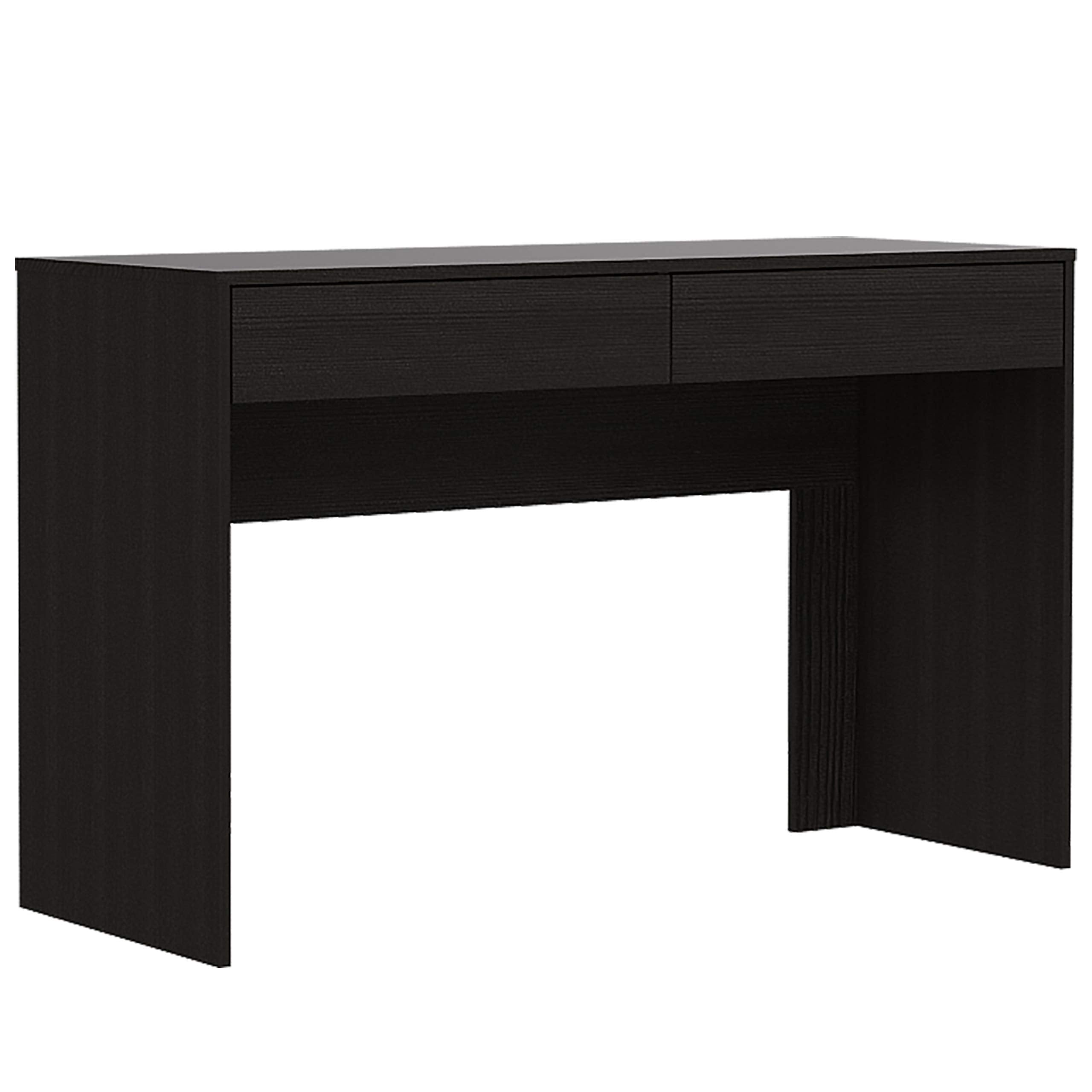 DEPOT E-SHOP Acanto 2 Drawer Writing Computer Desk, 29.5&quot; H, Black, Office