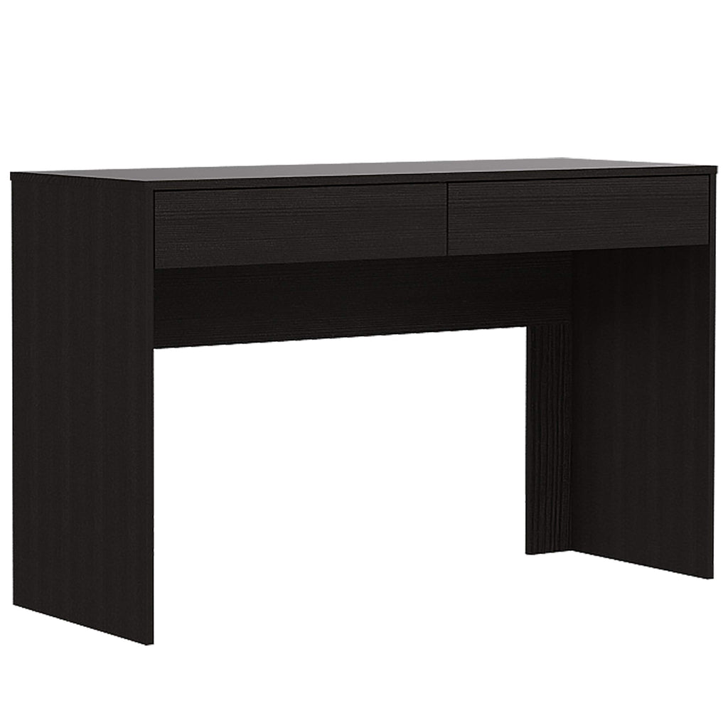 DEPOT E-SHOP Acanto 2 Drawer Writing Computer Desk, 29.5" H, Black, Office