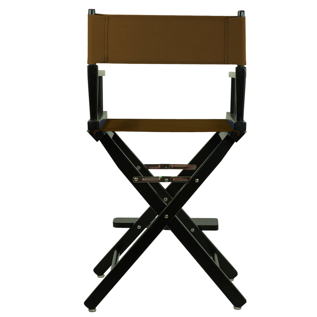 Casual Home 220-02/021-45 Director Chair 24" - Counter Height Blackframe/Brown Canvas