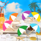 6 Pcs Summer Tiered Tray Decor Hawaii Ice Cream Tiered Tray Decor Summer Wooden Table Decorations Ice Cream Tray Decor Summer Ta