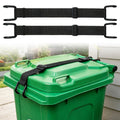 2 Pack Metal Trash Can Lid Locks, NonSlip Double Claw Garbage Can Locks, Adjustable AnimalResistant Windproof Straps for 2896