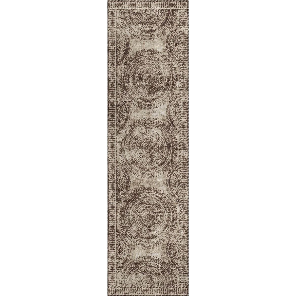 Sedona Sn7 Brown Transitional Rug Runner 2' 3&quot; X 7 ' 6&quot;