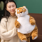 Ronivia Tiger Weighted Stuffed Animals, 17' 3.5 Lbs Weighted Tiger Plush Large Weighted Plush Animal Toy Pillow Gifts For Boys