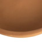 Creative Co-Op Large Terracotta Bowl, 2" - Natural Orange, Model DF0794