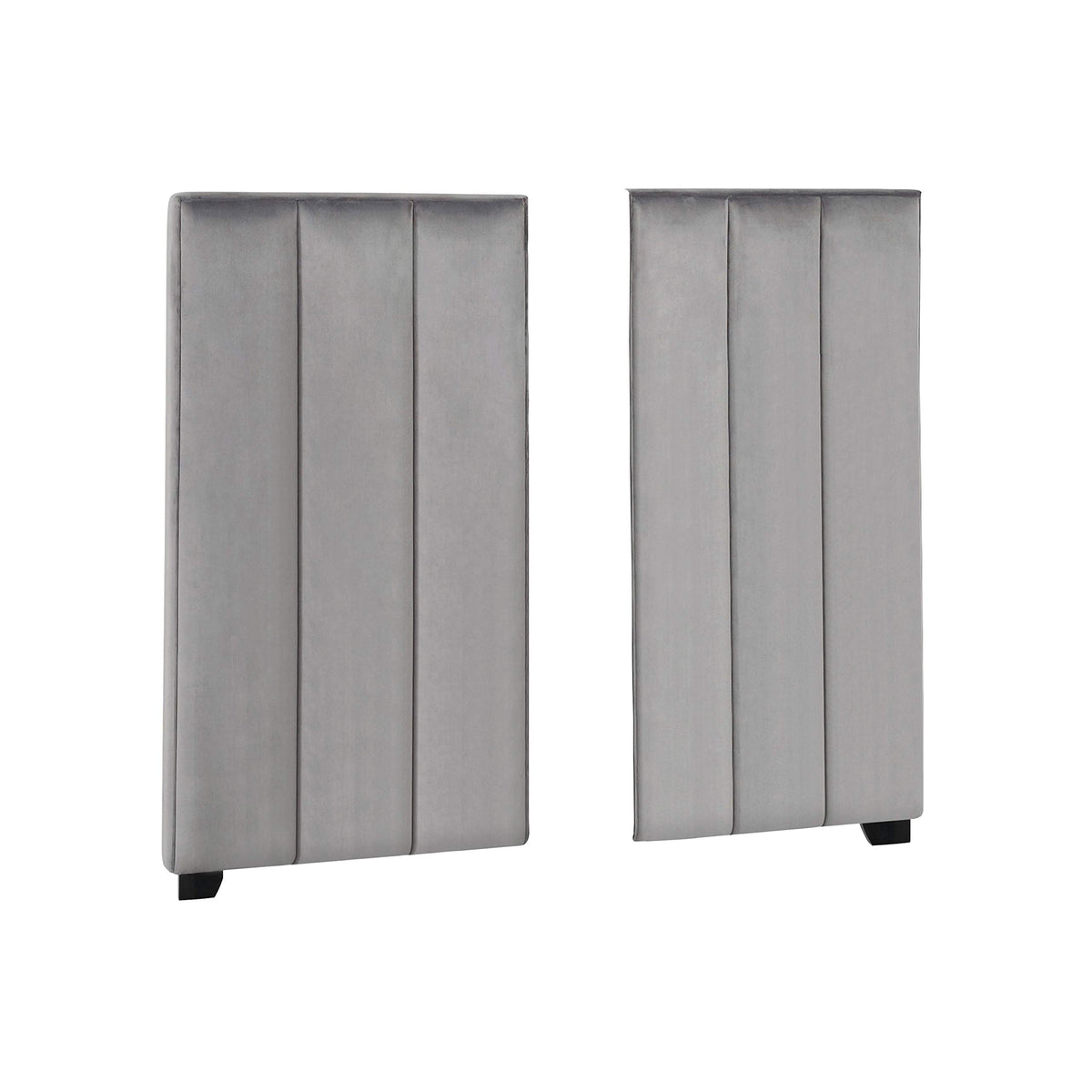 Coaster Home Furnishings Arles Vertical Channeled Tufted Grey Wall Panel (306071P)