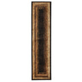 Home Dynamix Royalty Vega Contemporary Geometric Runner Area Rug, Black/Beige, 19x72