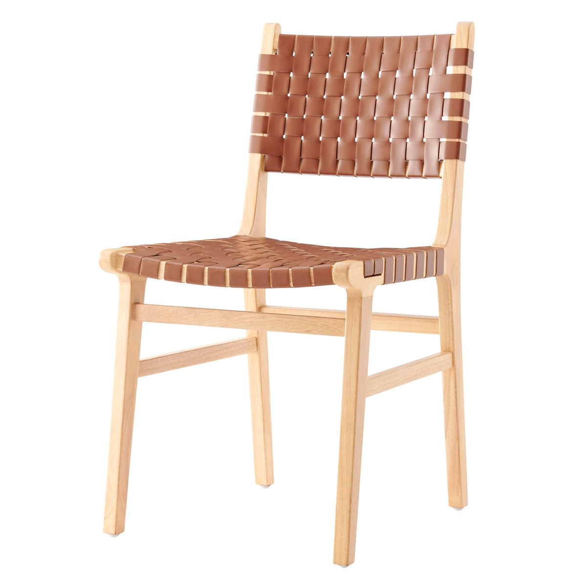 Npd Furniture And More Marco Dining Side Chair, Ochre Brown