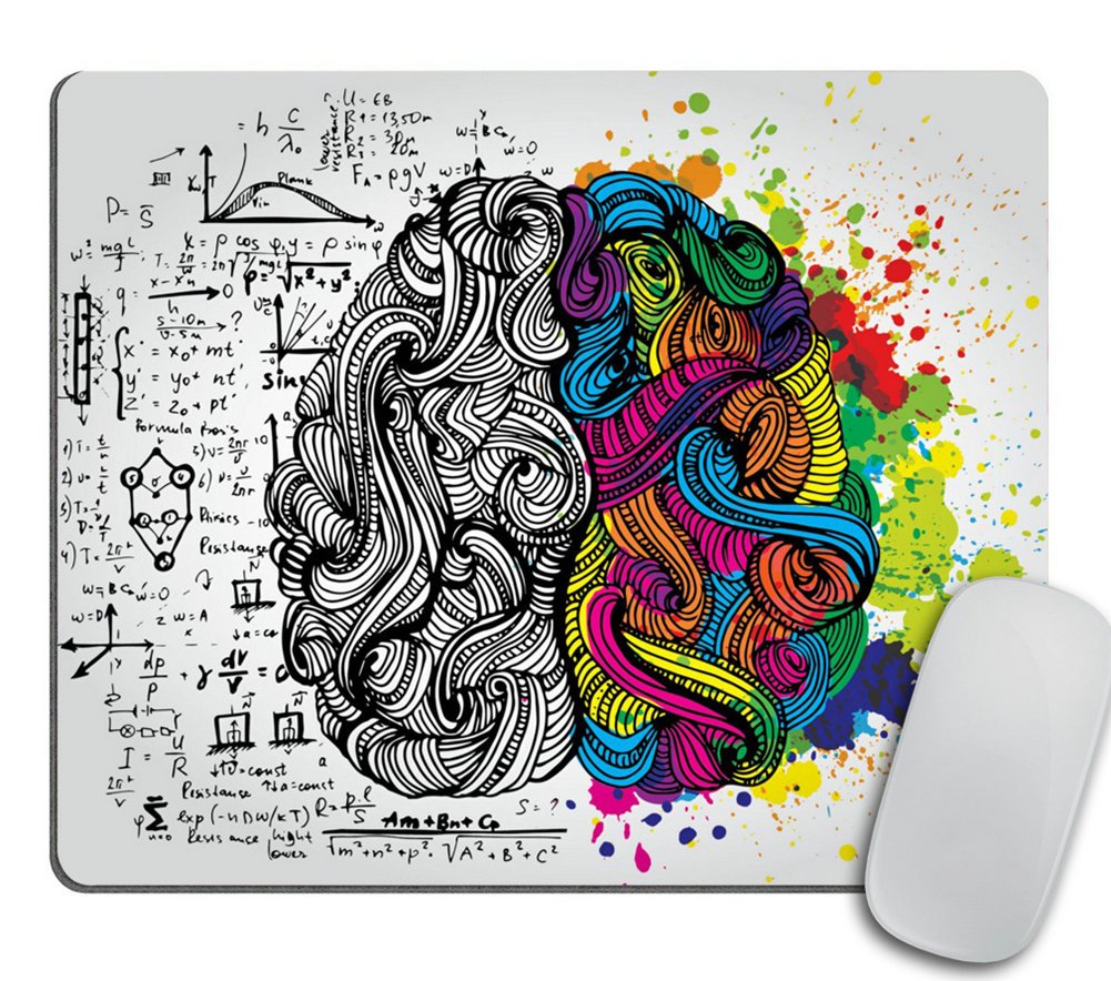 Mouse Pad Brain Desk Accessories Mousepad Office Decor Office Desk Accessories Office Office Supplies Office Accessories Rubber