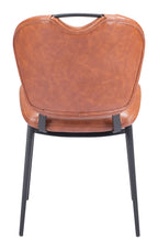 Zuo Terrence Dining Chair Vintage Brown