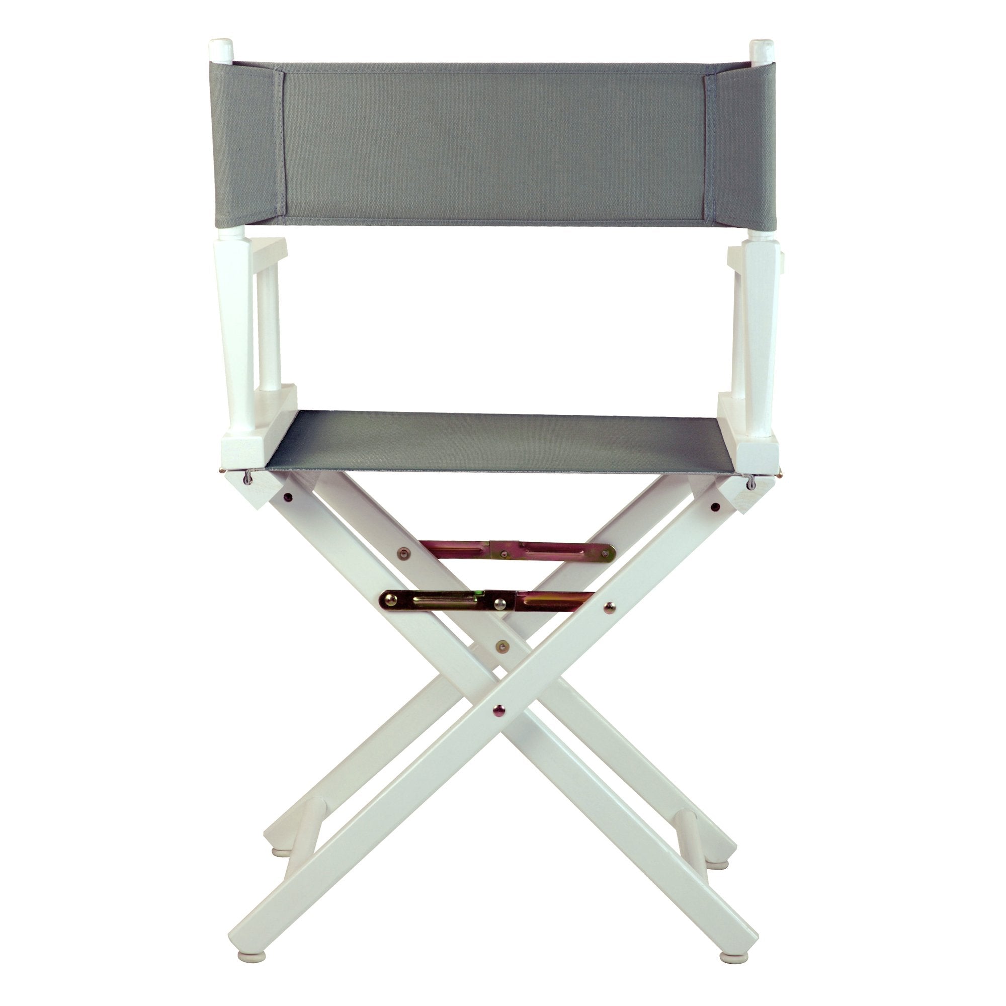 Casual Home 18&quot; Director'S Chair White Frame With Grey Canvas