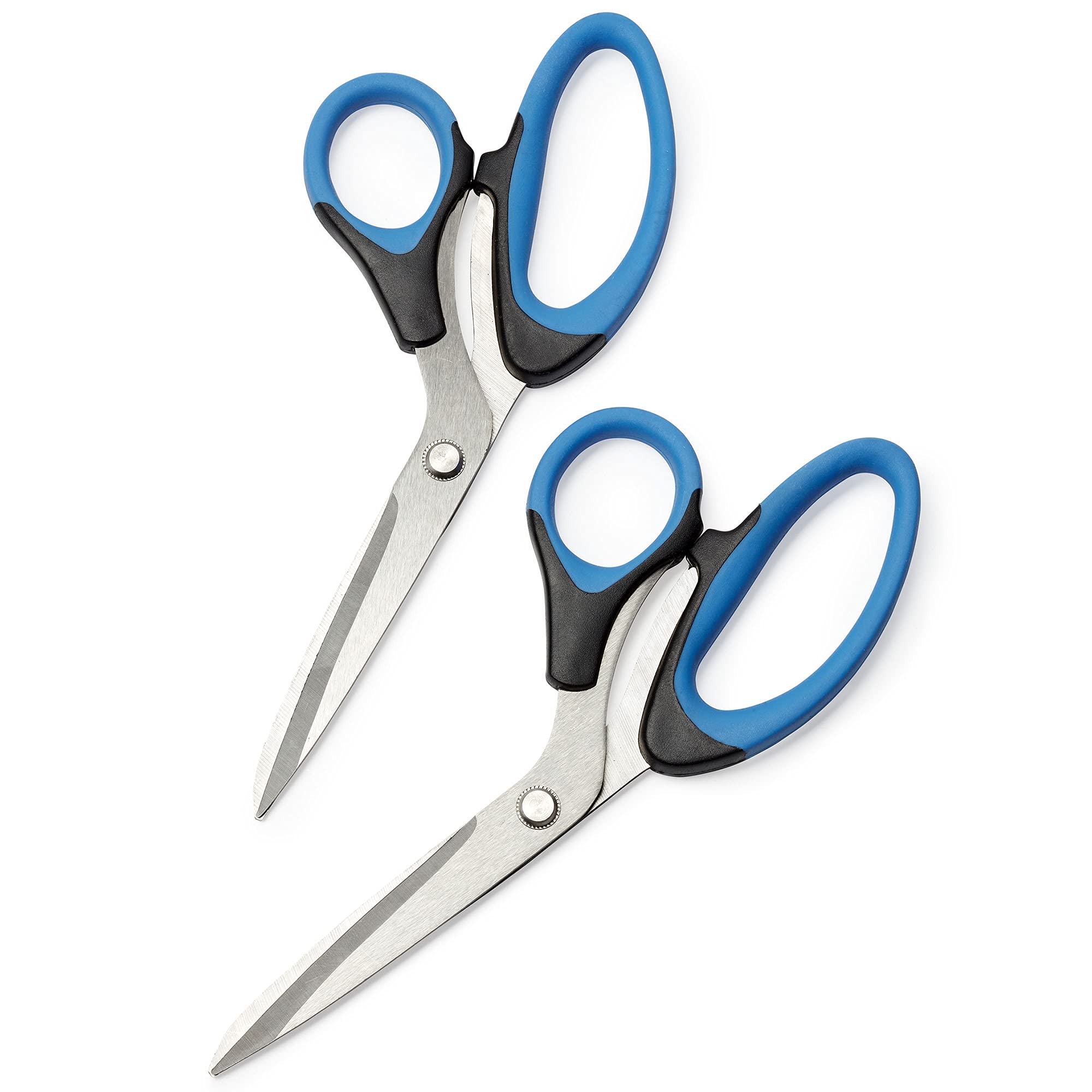 Officegoods Stainless Steel 8.5' Scissors W/Soft Grips - Modern Design For The Stylish Home, Office, Or School - Perfect For Ar