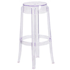 Flash Furniture Laney 29.75'' High Transparent Barstool