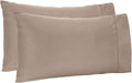Tbm Oversize Pillow Case Taupe King Extra Large Fits Even The Fluffiest Pillows Including The Pancake Pillow Sleeve Style Extra