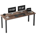 Need 63 Inch Large Computer Desk - Modern Simple Style Home Office Gaming Desk, Basic Writing Table for Study Student, Black Met