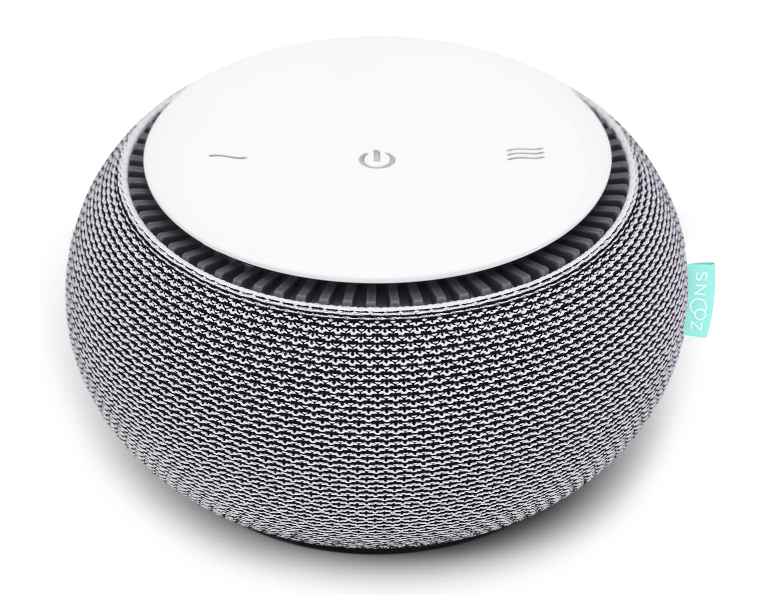 SNOOZ Smart White Noise Sound Machine - Real Fan Inside for Non-Looping White Noise, Sleep Aid for Adults, Travel, Sleeping, Bed