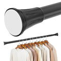 DwelSpire No Drilling Closet Rods for Hanging Clothes, Adjustable 3297 in