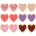 Valentine Candy Heart Stickers 480Pcs Valentines Day Stickers For Kids, Valentines Stickers Heart Dessert Stickers 1.5 Inch Hear