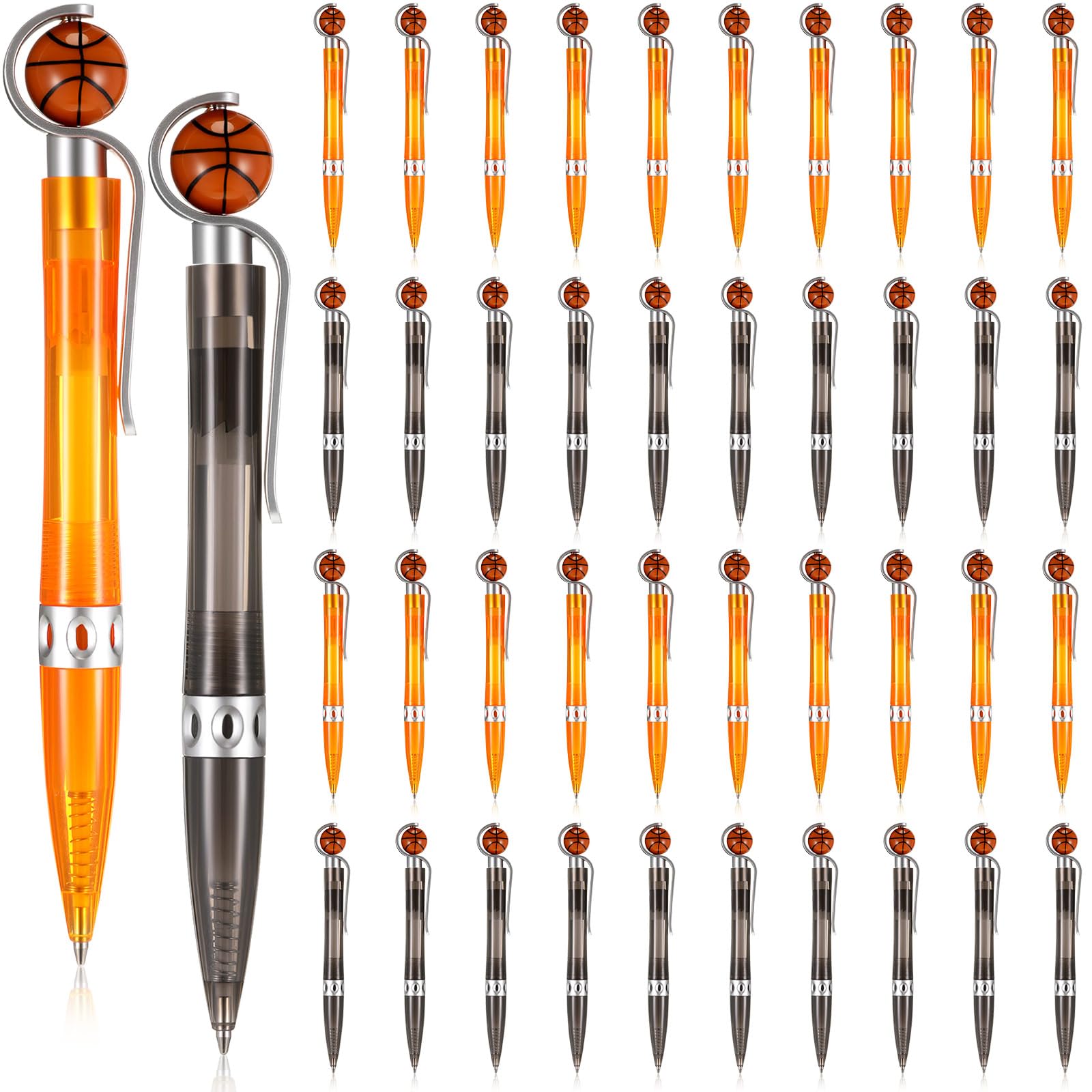 Geyoga 40 Pcs Basketball Pen Sports Ballpoint Pens Basketball Party Favors Sports Souvenirs Black Ink Writing Pen For Office Des