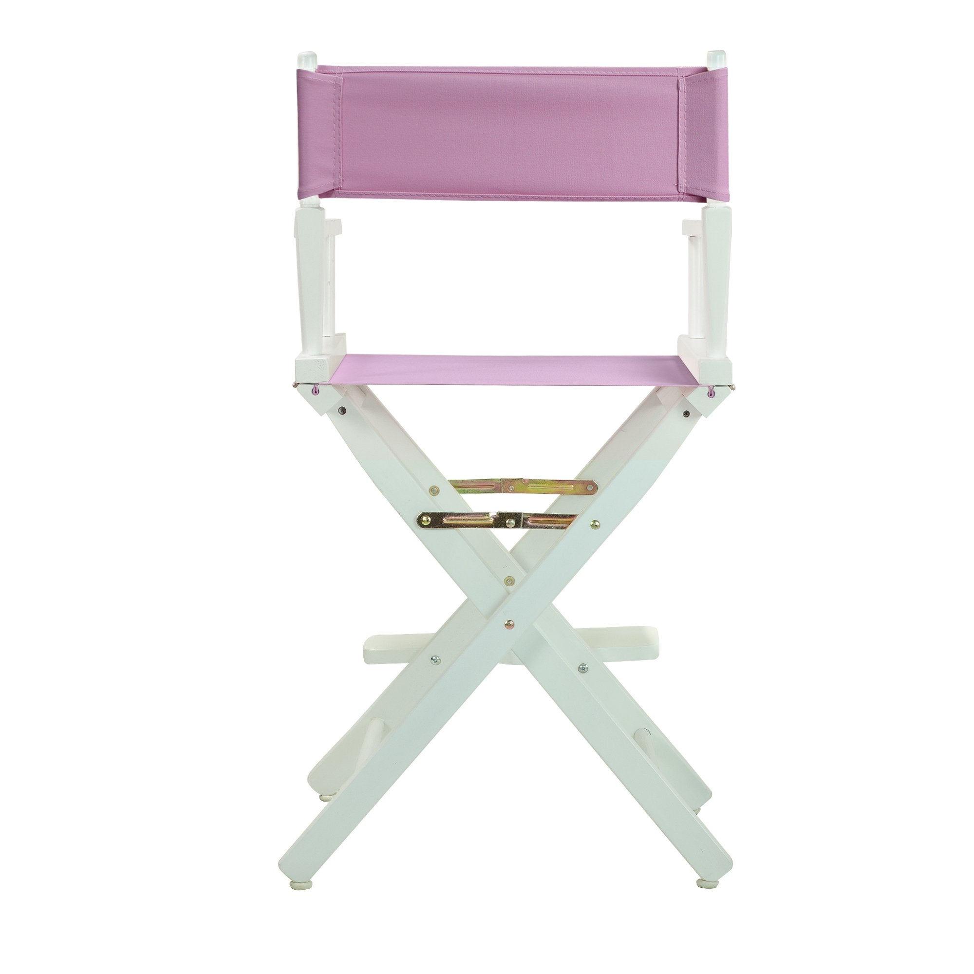 Casual Home 220-01/021-22 Director Chair, 24" - Counter Height, Whiteframe/Pink Canvas