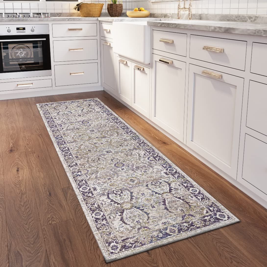 Dalyn Rugs Jericho Jc1 Oyster 2'6&quot; X 12' Rectangle Soft Runner Rug, Easy Clean, Non Shedding, Bedroom, Entry, Living Room, Dining Room, Kitchen Rug