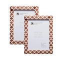 Handicrafts Home Casablanca Collection Handcrafted 4x6 Picture Frames Pack of 2 Chic Vintage Inspired Photo Frames for Home Offi