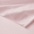 Flannel Sheets King Size Warm And Cozy Deep Pocket Breathable All Season Bedding Set With Fitted With Full Elastic & Built In Corner Sheet Straps, Flat And Pillowcases, King, Pale Pink